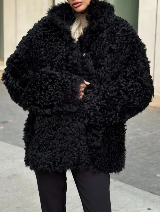 Дубленка из натуральной овчины Тиградо