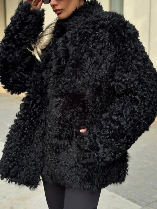 Дубленка из натуральной овчины Тиградо