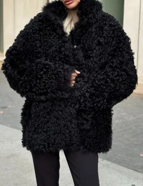 Дубленка из натуральной овчины Тиградо