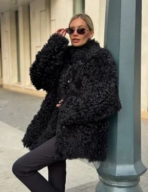 Дубленка из натуральной овчины Тиградо