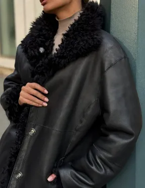 Дубленка из натуральной овчины Тиградо