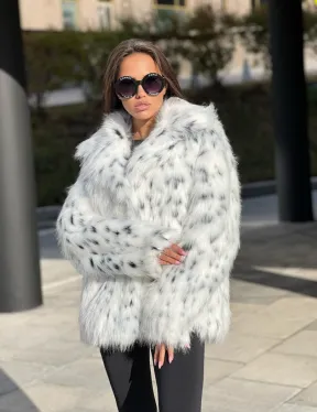 Полушубок из экомеха