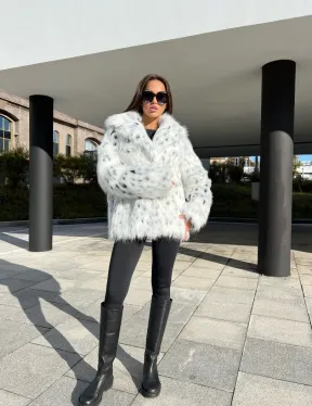 Полушубок из экомеха