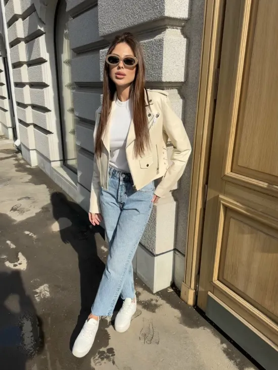 Куртка - косуха из натуральной кожи