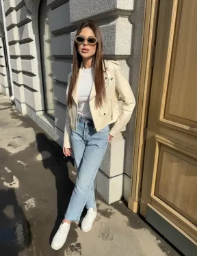 Куртка - косуха из натуральной кожи