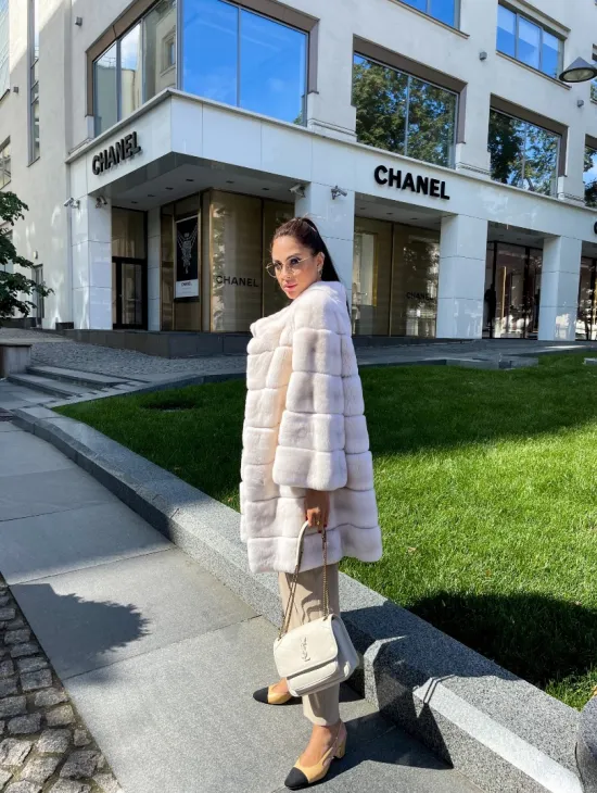 Шуба из кролика рекс