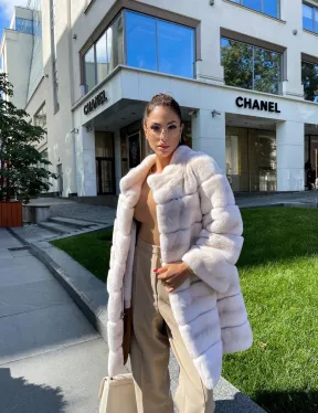 Шуба из кролика рекс