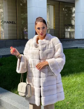 Шуба из кролика рекс