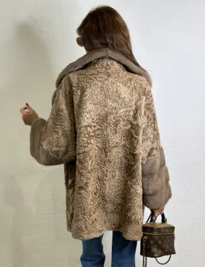 Каракуль кимоно паркет английский воротник