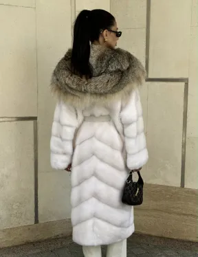 Норка кимоно с капюшоном рысь