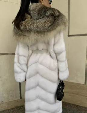 Норка кимоно с капюшоном рысь