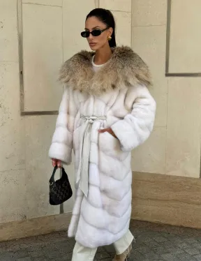 Норка кимоно с капюшоном рысь