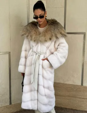 Норка кимоно с капюшоном рысь