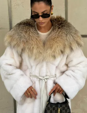 Норка кимоно с капюшоном рысь