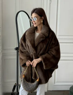 Норка роспуск, английский воротник летучка - цвет соболь