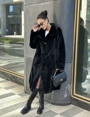 Шуба из аукционного меха норки SAGA FURS