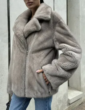 Шуба - косуха из меха норки